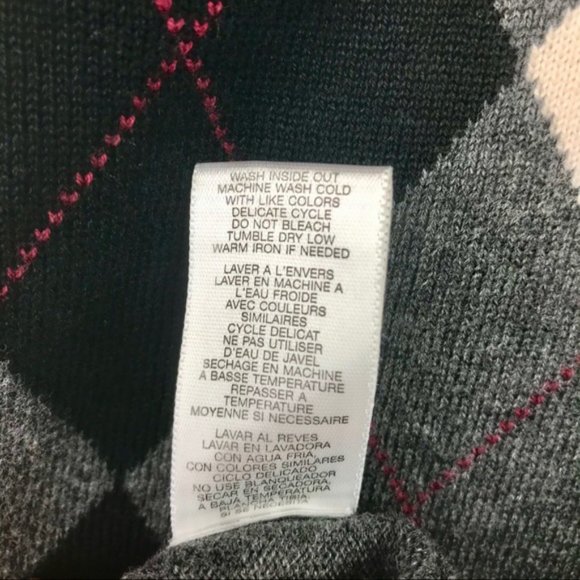 Michael by Michael Kors Preppy Argyle Sweater Vest - Picture 6 of 10